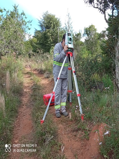 Equipamento de topografia